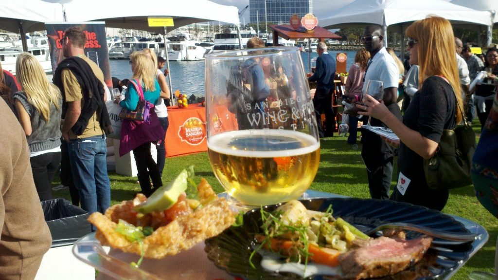 A full plate at the San Diego Bay Wine and Food Festival A full plate at the San Diego Bay Wine and Food Festival