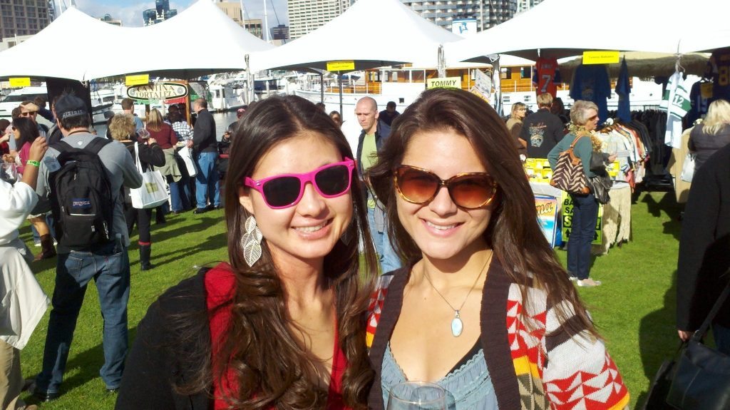 Having fun at the San Diego Bay Wine and Food Festival!
