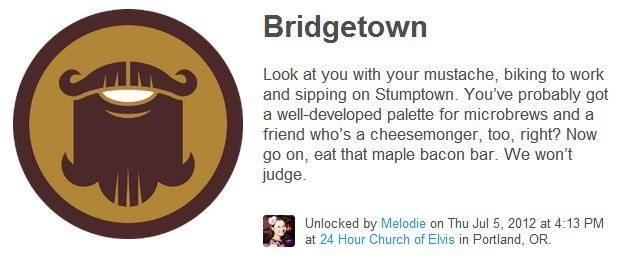 Foursquare Bridgetown Badge
