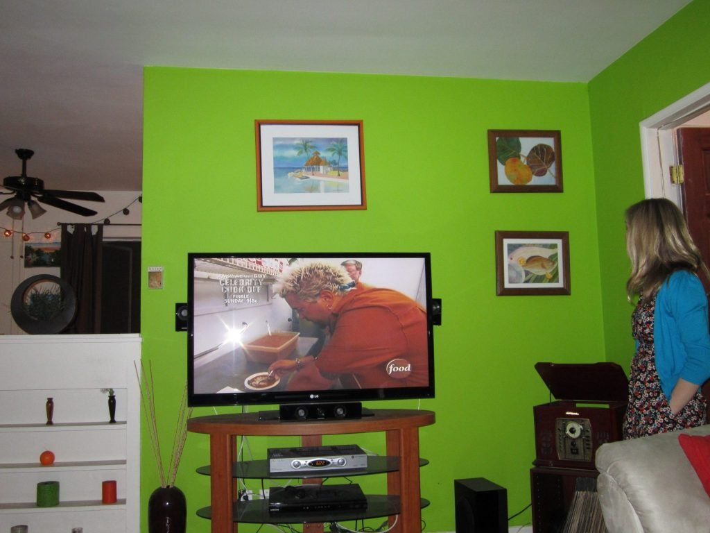 Lime Green Wall