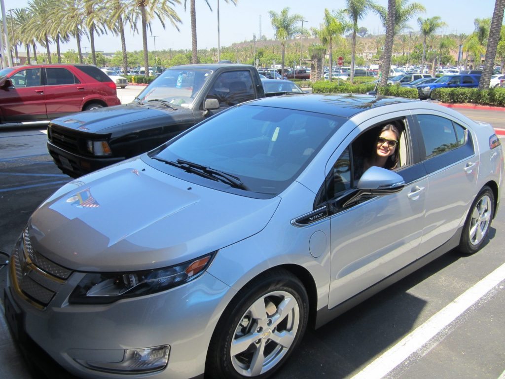 Marketing Melodie Driving the Chevy Volt